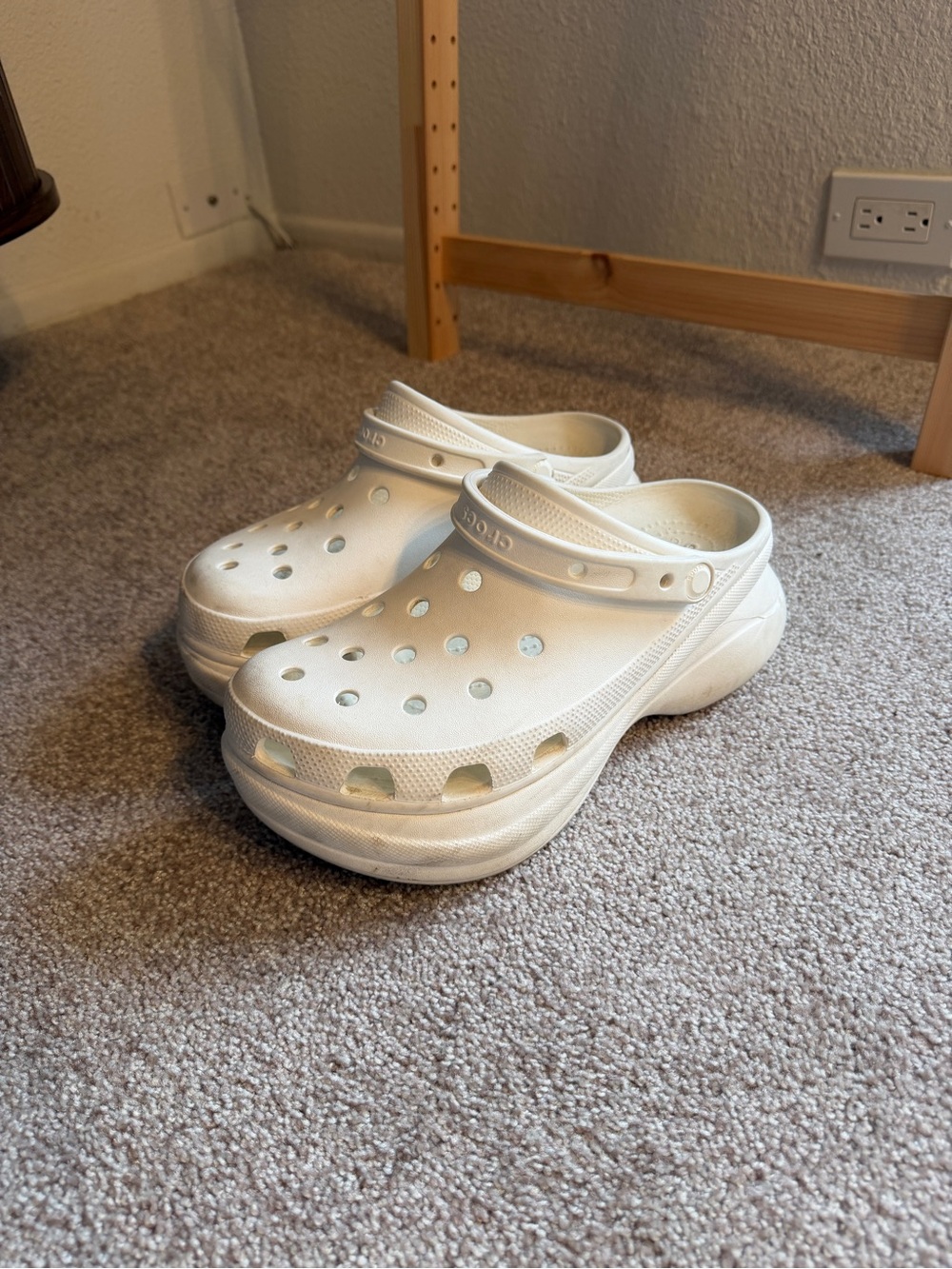 White Clog Shoes - Comfortable Slip-On Sandals